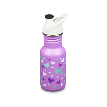 Детская бутылка Klean Kanteen Kid Classic Narrow Sport, Orchid Hearts, 355 мл