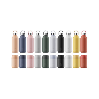 Термокружка Chilly's Bottles Series 2, 340 мл, розовая