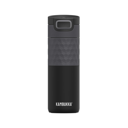 Термос Kambukka Etna Grip Black Steel с дополнительной крышкой, 500 мл