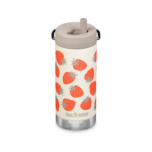 Термокружка Klean Kanteen TKWide Twist Cap Strawberries, 355 мл