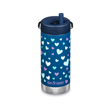 Термокружка Klean Kanteen TKWide Twist Cap Navy Hearts, 355 мл