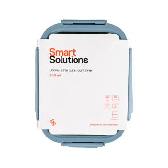 Контейнер в чехле Smart Solutions, 640 мл, синий