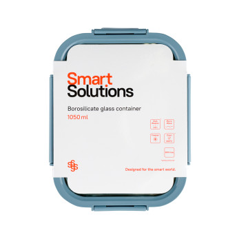 Контейнер в чехле Smart Solutions, 1,05 л, синий