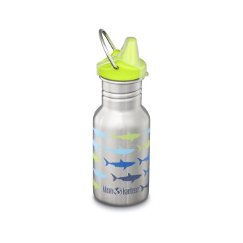 Детская бутылка Klean Kanteen Kid Classic Narrow Sippy Sharks, 355 мл