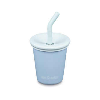 Детский стакан с трубочкой Klean Kanteen Kid Cup Straw Lid Clear Sky, 296 мл