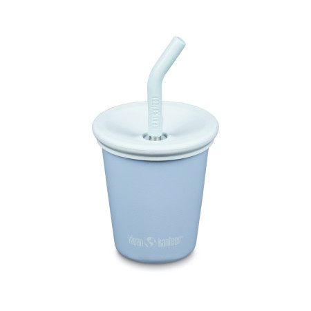 Детский стакан с трубочкой Klean Kanteen Kid Cup Straw Lid Clear Sky, 296 мл