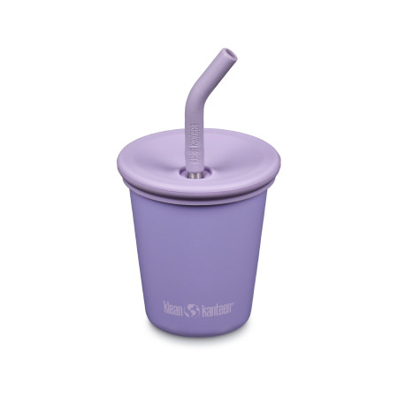Детский стакан с трубочкой Klean Kanteen Kid Cup Straw Lid Paisley Purple, 296 мл