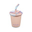 Детский стакан с трубочкой Klean Kanteen Kid Cup Straw Lid Peach Parfait, 296 мл