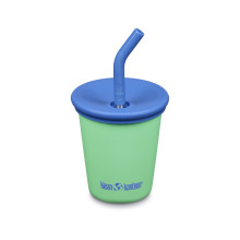 Детский стакан с трубочкой Klean Kanteen Kid Cup Straw Lid Spring Bud, 296 мл