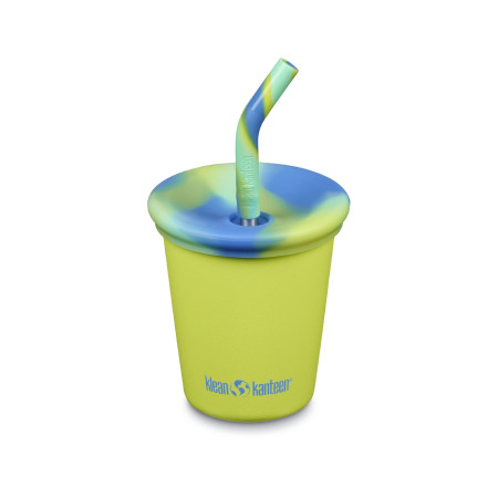 Детский стакан с трубочкой Klean Kanteen Kid Cup Straw Lid Juicy Pear, 296 мл