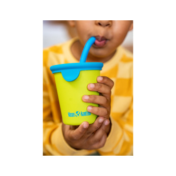 Детский стакан с трубочкой Klean Kanteen Kid Cup Straw Lid Juicy Pear, 296 мл